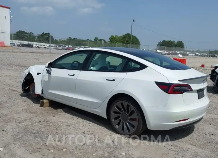 TESLA MODEL 3 2023 vin 5YJ3E1EC0PF472038 from auto auction Iaai