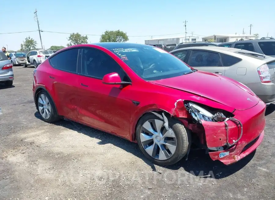 TESLA MODEL Y 2021 vin 5YJYGDEE7MF214971 from auto auction Iaai