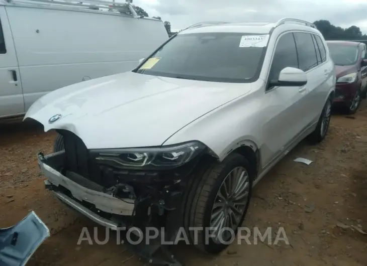 BMW X7 2019 vin 5UXCW2C52KLB44361 from auto auction Iaai