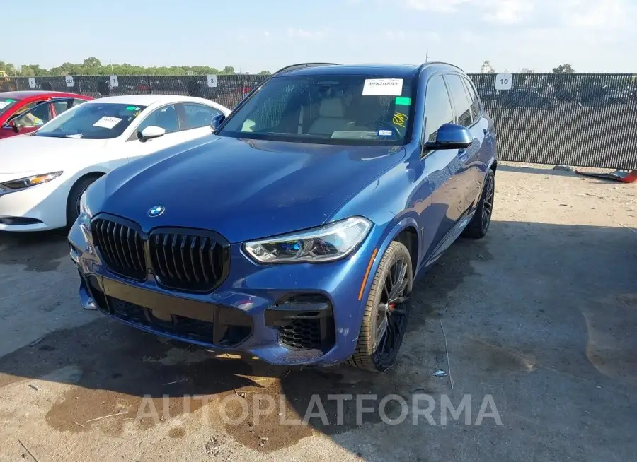 BMW X5 2022 vin 5UXJU4C01N9J75418 from auto auction Iaai