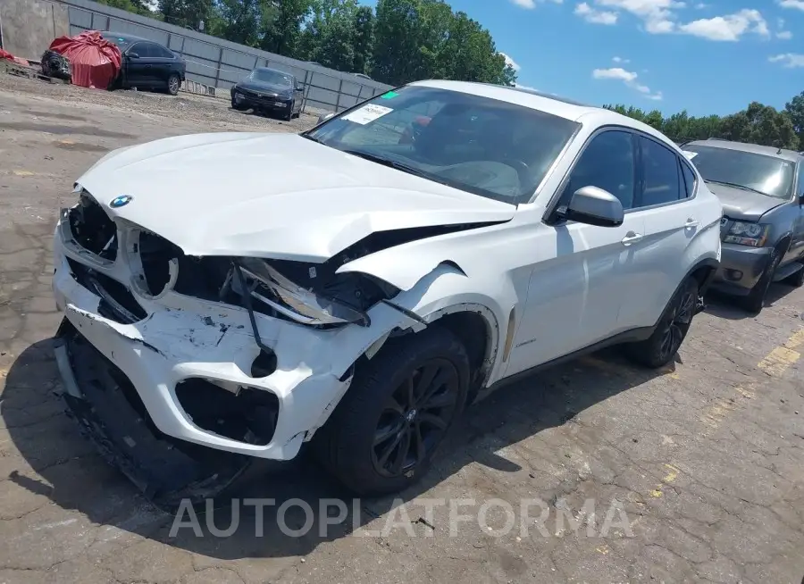 BMW X6 2018 vin 5UXKU2C53J0Z62535 from auto auction Iaai