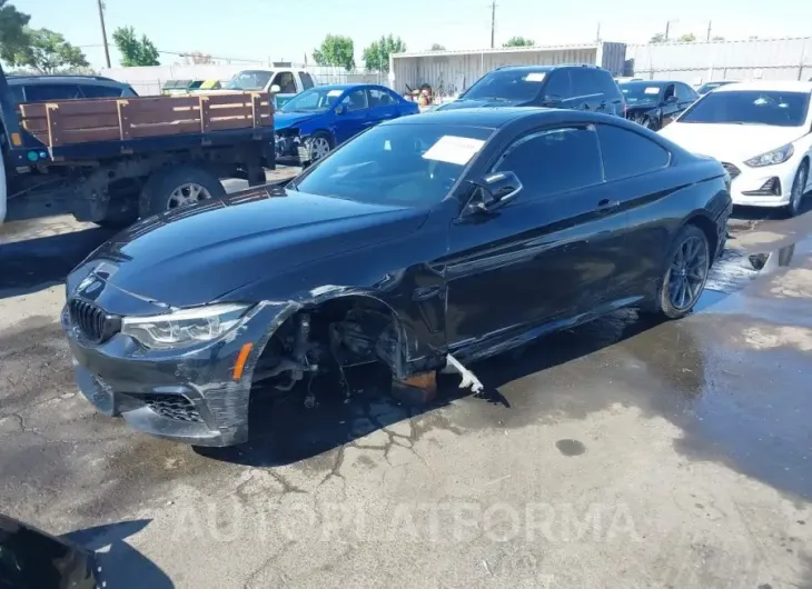 BMW 430I 2019 vin WBA4W3C54KAF92010 from auto auction Iaai