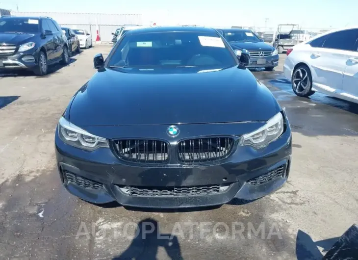 BMW 430I 2019 vin WBA4W3C54KAF92010 from auto auction Iaai