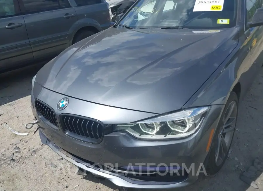 BMW 340I 2016 vin WBA8B7G57GNT95327 from auto auction Iaai