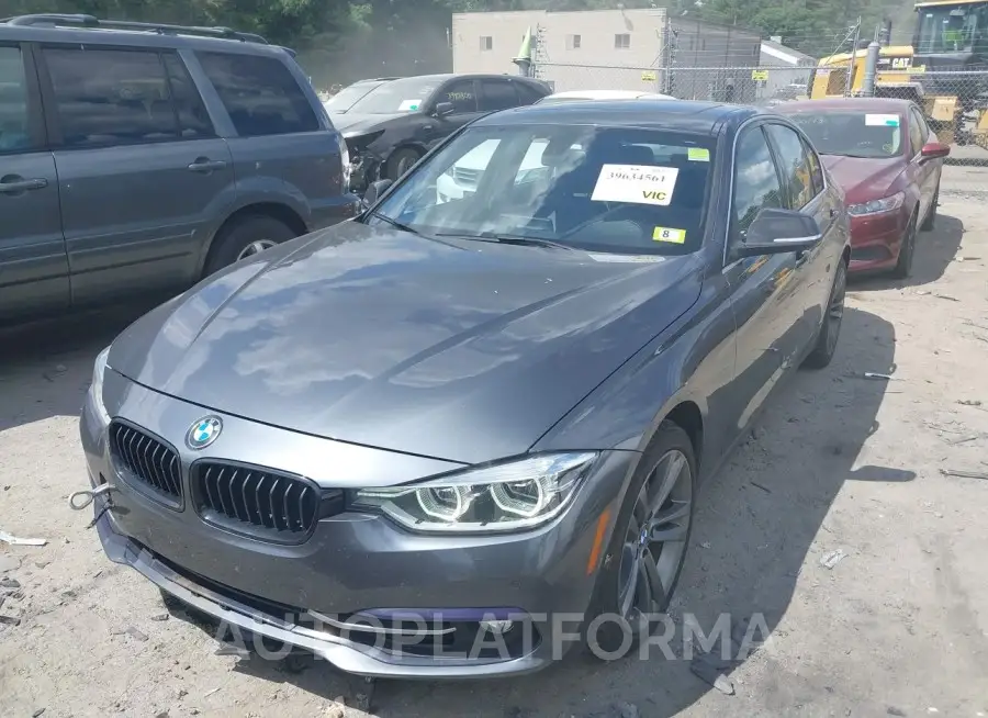 BMW 340I 2016 vin WBA8B7G57GNT95327 from auto auction Iaai