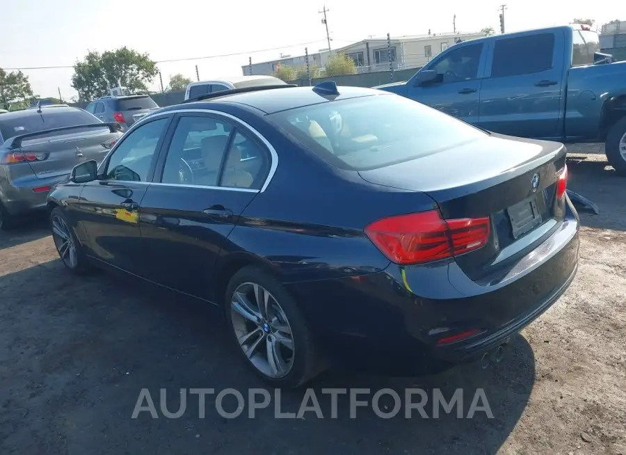 BMW 330I 2017 vin WBA8B9G50HNU49807 from auto auction Iaai