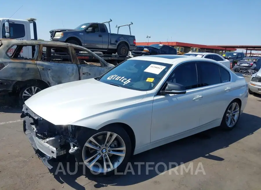 BMW 328I  2016 vin WBA8E9G50GNT85032 from auto auction Iaai