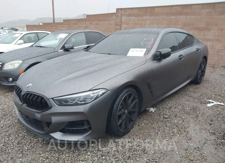 BMW M850I GTAN COUPE 2020 vin WBAGV8C00LCD33974 from auto auction Iaai