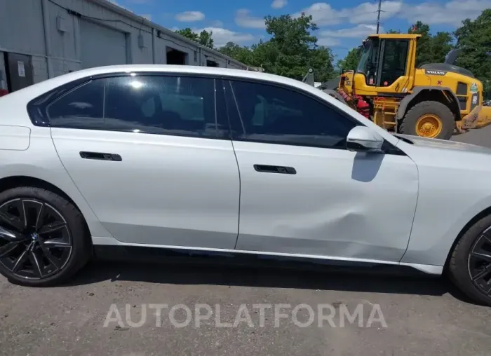 BMW I7 2023 vin WBY53EJ04PCM97036 from auto auction Iaai