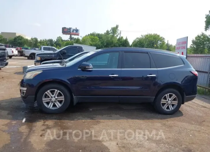 CHEVROLET TRAVERSE 2015 vin 1GNKVHKD9FJ218490 from auto auction Iaai