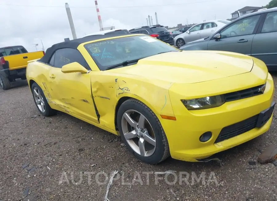 CHEVROLET CAMARO 2015 vin 2G1FD3D37F9297263 from auto auction Iaai