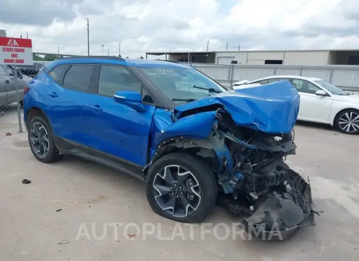 CHEVROLET BLAZER 2020 vin 3GNKBERSXLS602557 from auto auction Iaai