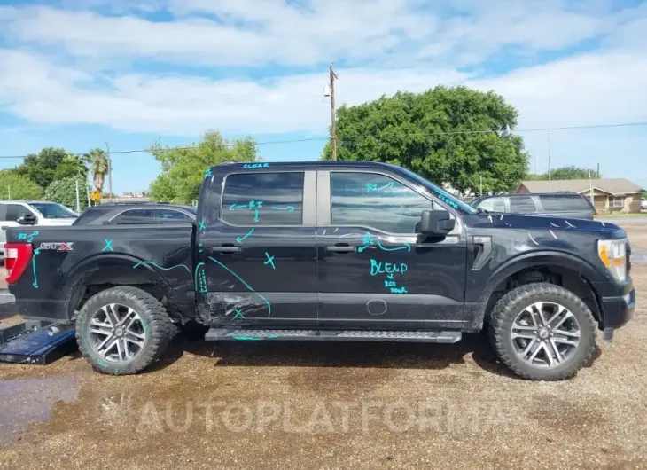 FORD F-150 2021 vin 1FTEW1CP3MKD41129 from auto auction Iaai