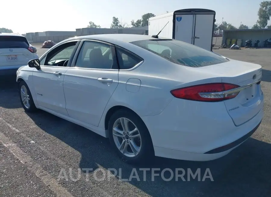 FORD FUSION HYBRID 2018 vin 3FA6P0LU4JR154402 from auto auction Iaai