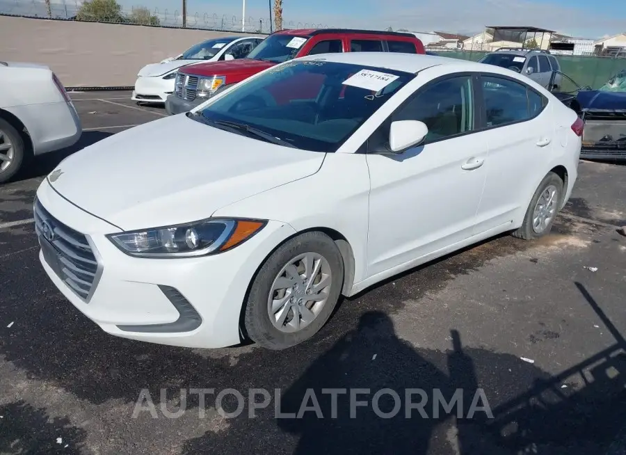 HYUNDAI ELANTRA 2018 vin 5NPD74LF0JH317205 from auto auction Iaai