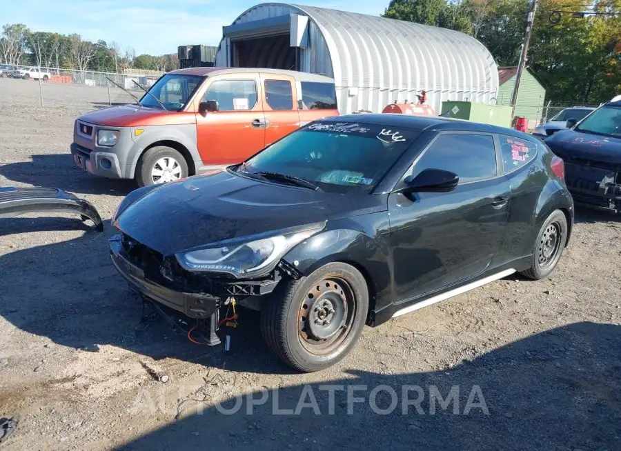 HYUNDAI VELOSTER 2016 vin KMHTC6AE0GU275223 from auto auction Iaai