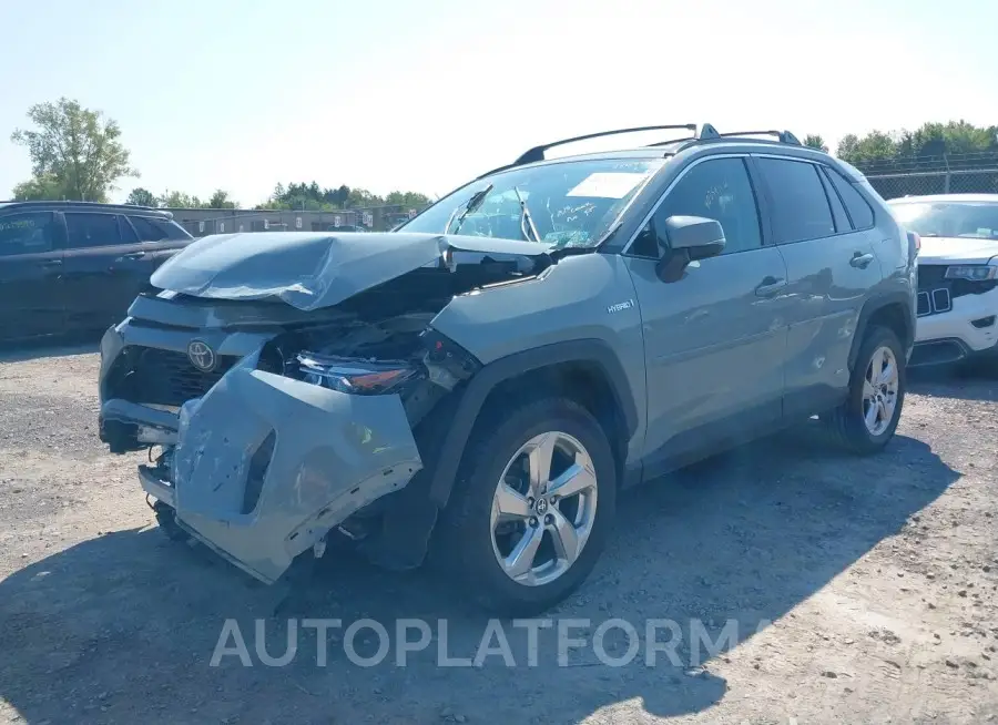 TOYOTA RAV4 HYBRID 2021 vin 2T3B6RFV0MW017672 from auto auction Iaai