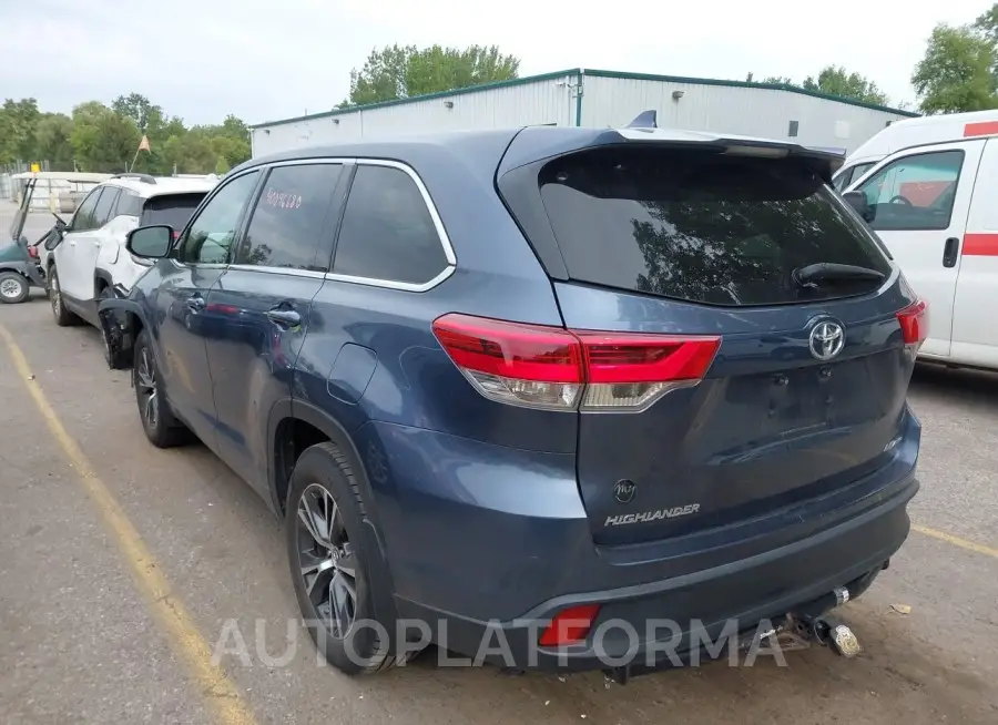 TOYOTA HIGHLANDER 2017 vin 5TDBZRFH6HS401593 from auto auction Iaai