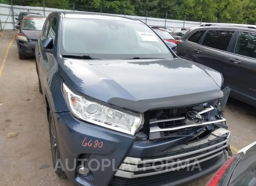 TOYOTA HIGHLANDER 2017 vin 5TDBZRFH6HS401593 from auto auction Iaai