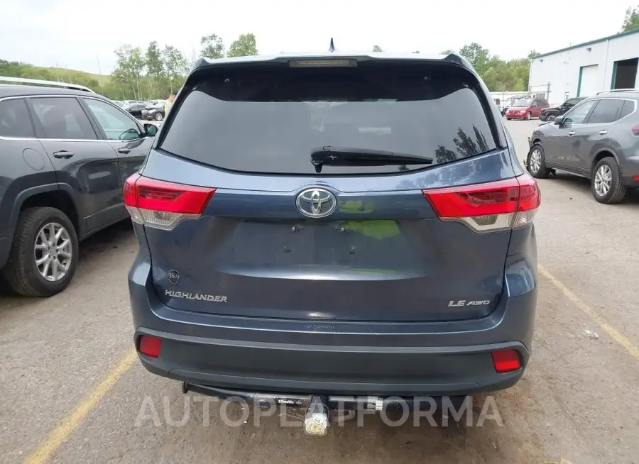 TOYOTA HIGHLANDER 2017 vin 5TDBZRFH6HS401593 from auto auction Iaai