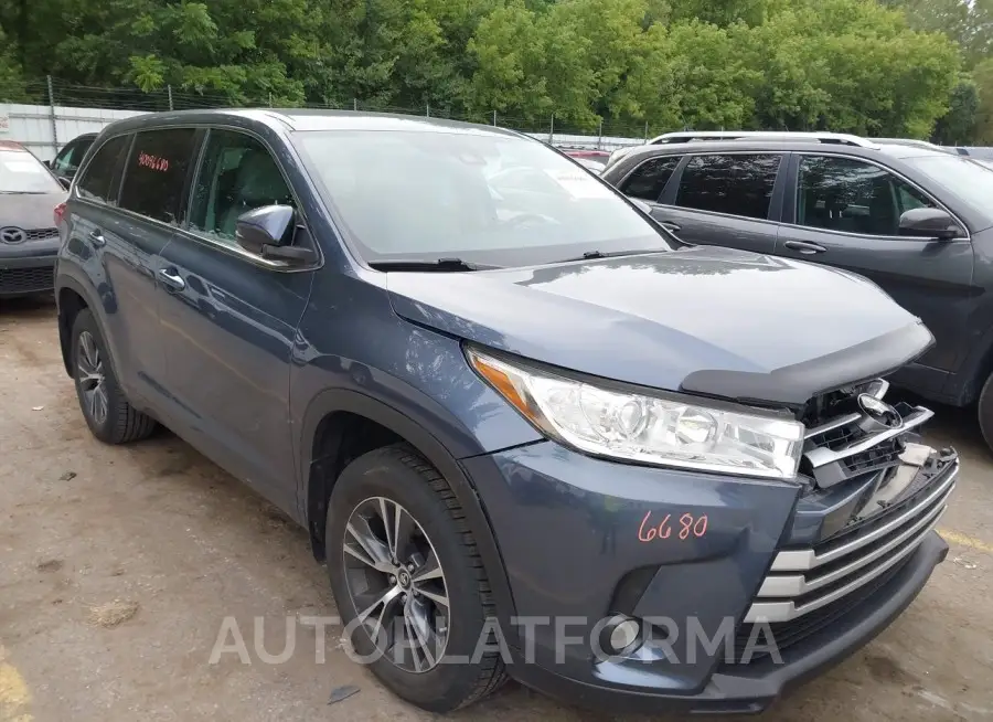 TOYOTA HIGHLANDER 2017 vin 5TDBZRFH6HS401593 from auto auction Iaai