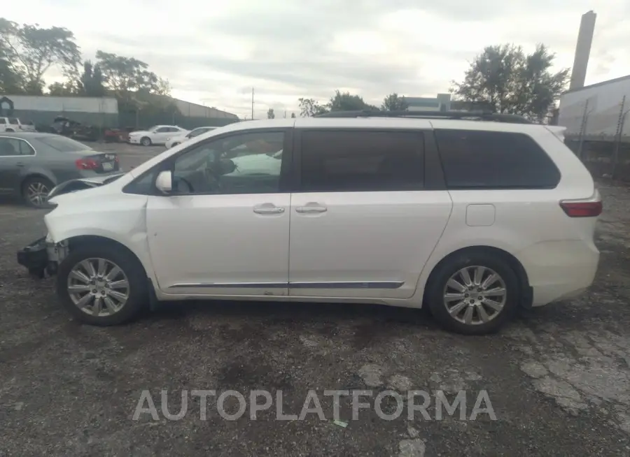 TOYOTA SIENNA 2015 vin 5TDDK3DC9FS118023 from auto auction Iaai