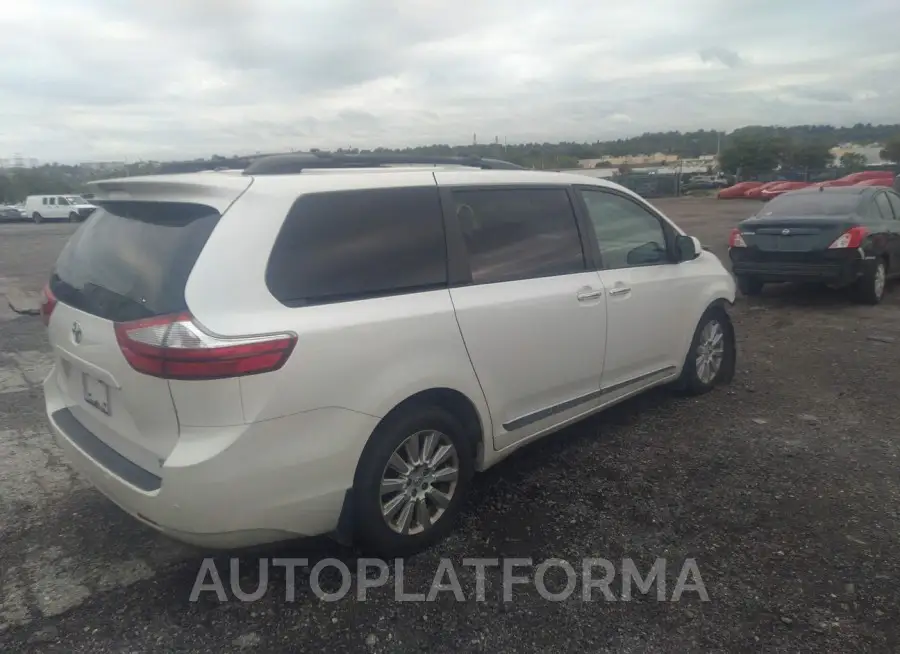 TOYOTA SIENNA 2015 vin 5TDDK3DC9FS118023 from auto auction Iaai