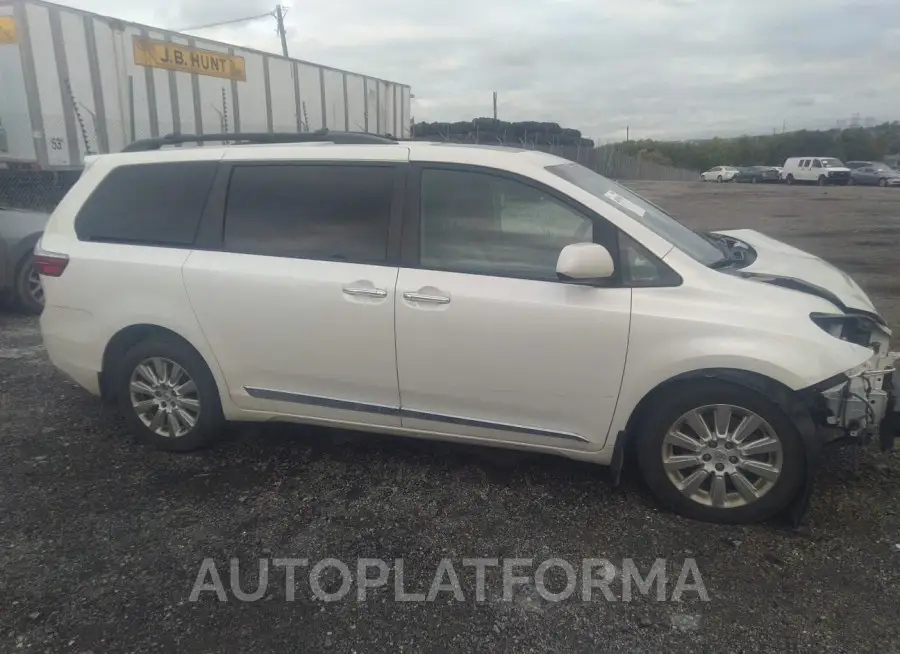 TOYOTA SIENNA 2015 vin 5TDDK3DC9FS118023 from auto auction Iaai