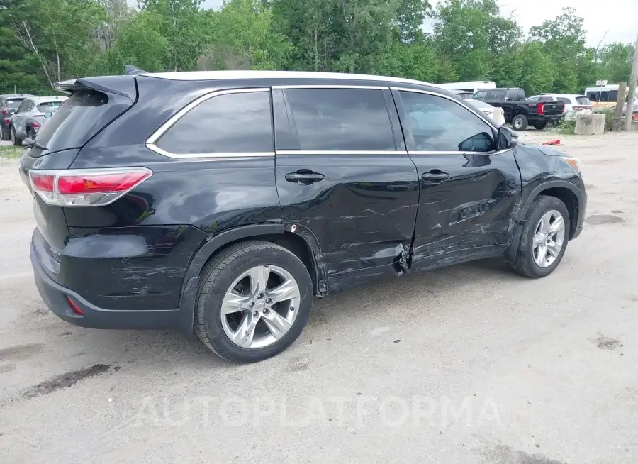 TOYOTA HIGHLANDER 2015 vin 5TDDKRFH2FS200784 from auto auction Iaai