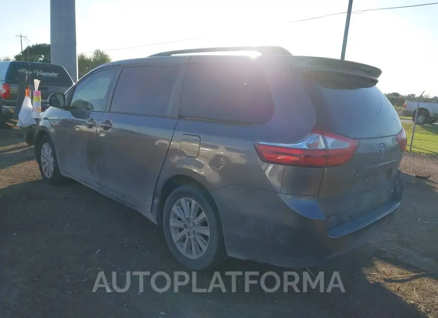 TOYOTA SIENNA 2015 vin 5TDJK3DC4FS120023 from auto auction Iaai