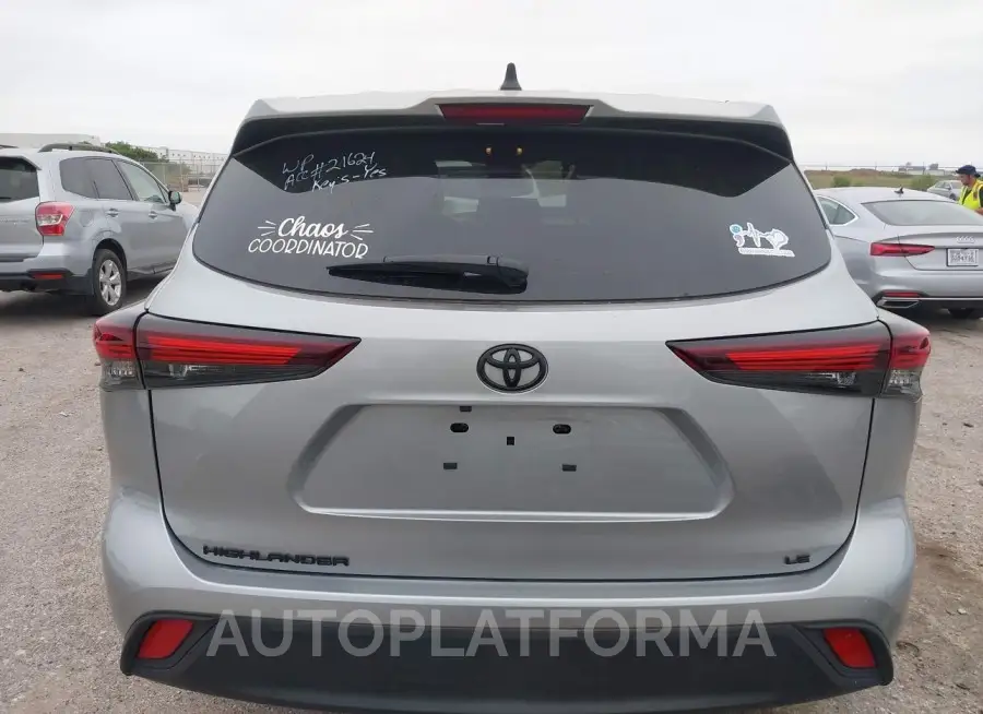 TOYOTA HIGHLANDER 2024 vin 5TDKDRAH4RS050898 from auto auction Iaai