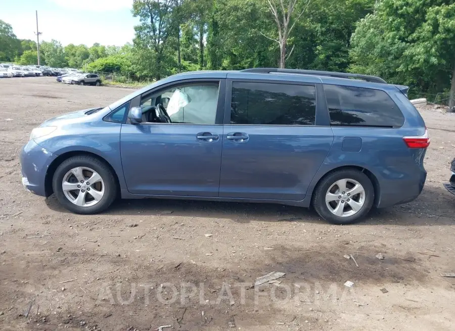 TOYOTA SIENNA 2015 vin 5TDKK3DC5FS609017 from auto auction Iaai