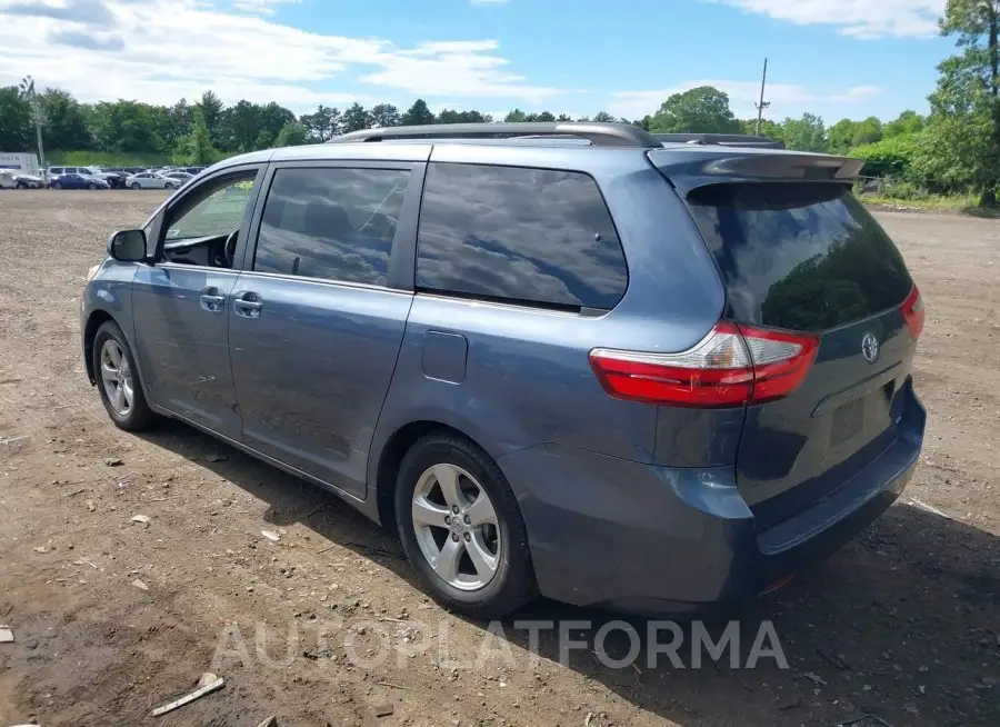 TOYOTA SIENNA 2015 vin 5TDKK3DC5FS609017 from auto auction Iaai