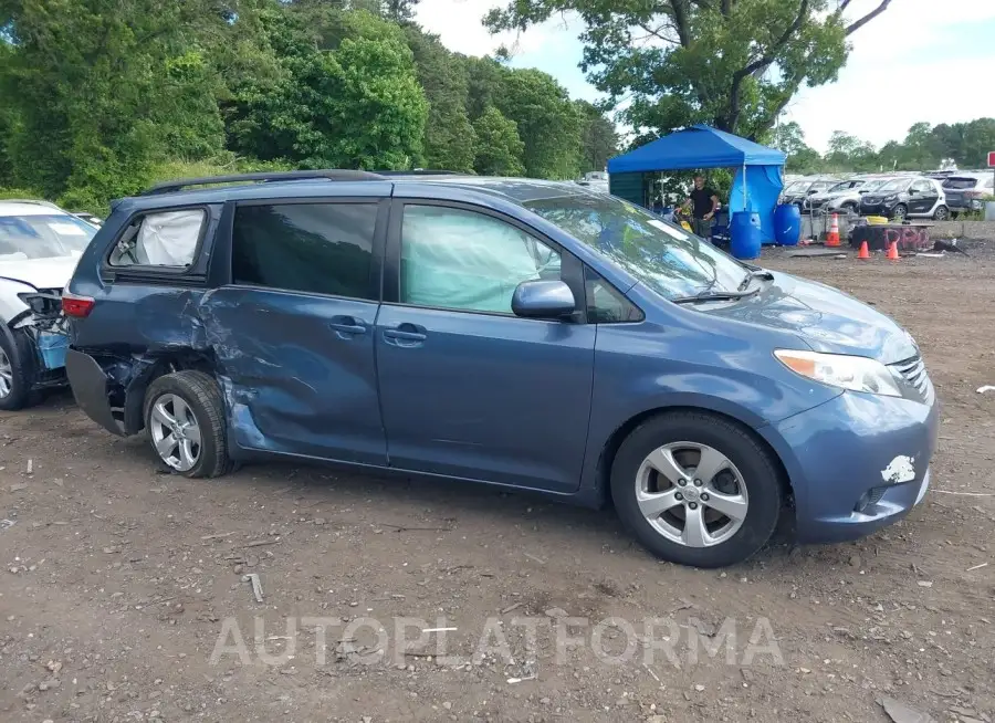 TOYOTA SIENNA 2015 vin 5TDKK3DC5FS609017 from auto auction Iaai