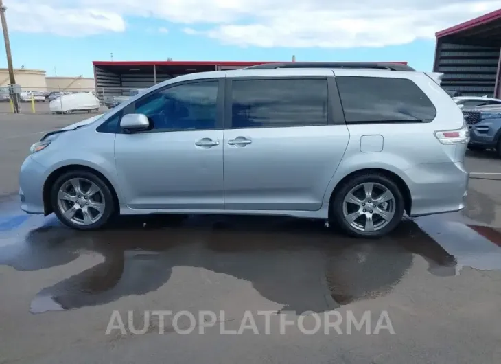 TOYOTA SIENNA 2017 vin 5TDXZ3DC8HS832463 from auto auction Iaai