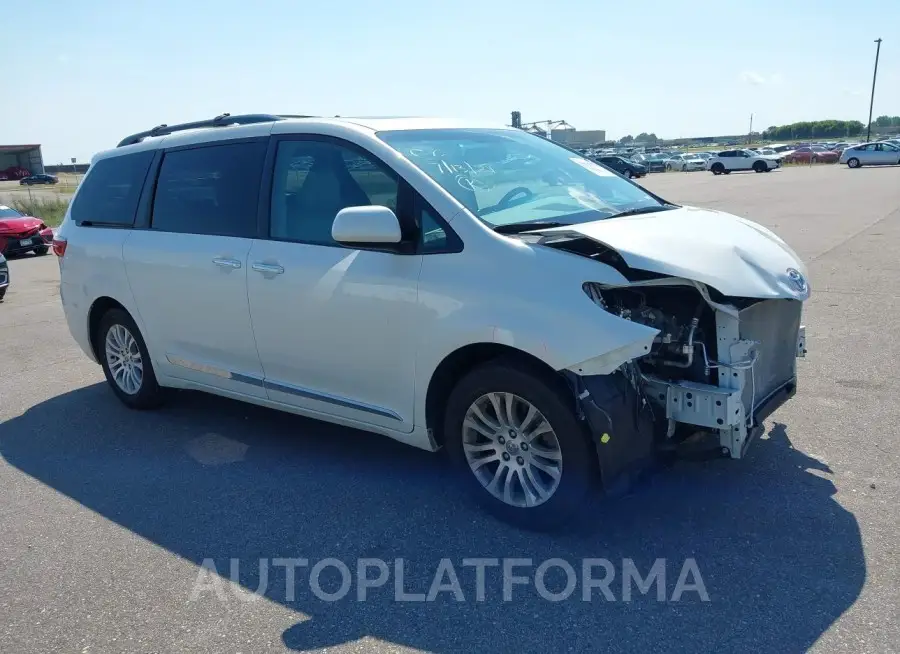 TOYOTA SIENNA 2016 vin 5TDYK3DCXGS762990 from auto auction Iaai