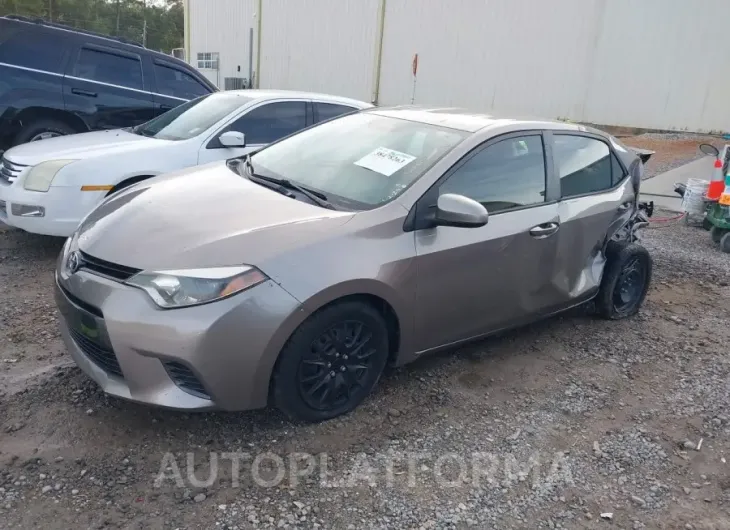 TOYOTA COROLLA 2016 vin 5YFBURHE6GP409329 from auto auction Iaai