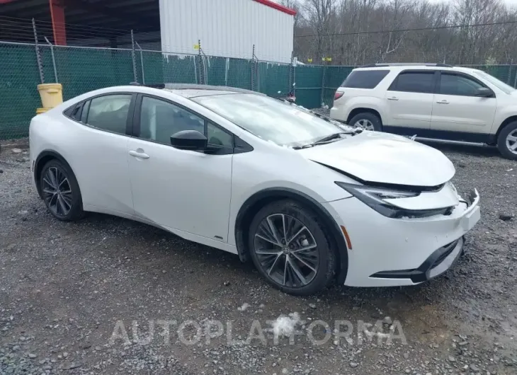 TOYOTA PRIUS 2024 vin JTDADABU5R3011487 from auto auction Iaai