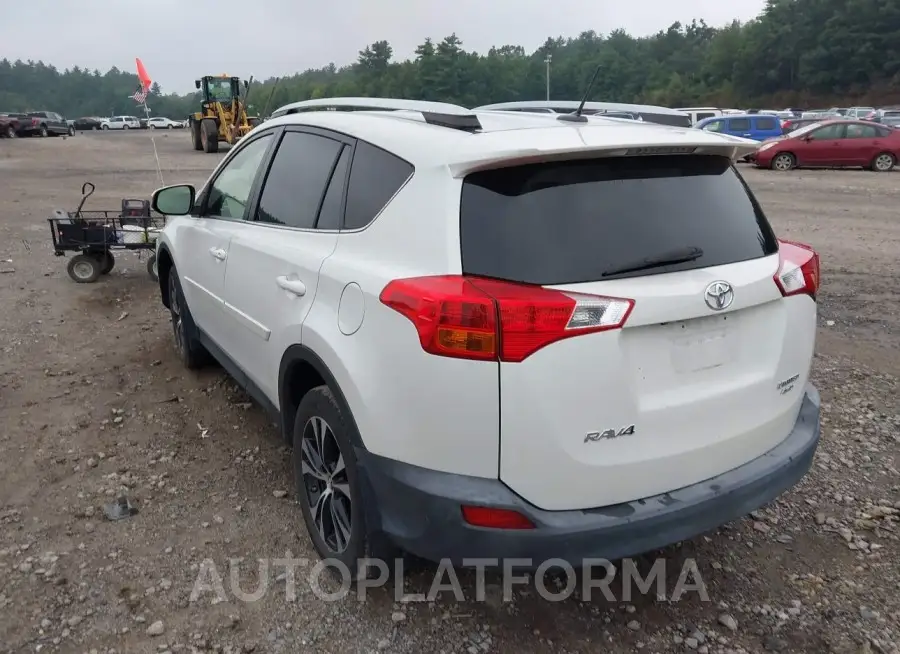 TOYOTA RAV4 2015 vin JTMDFREV8FJ046140 from auto auction Iaai