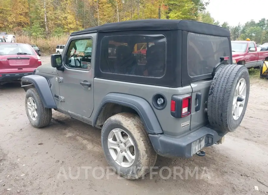 JEEP WRANGLER 2021 vin 1C4GJXAN3MW762031 from auto auction Iaai