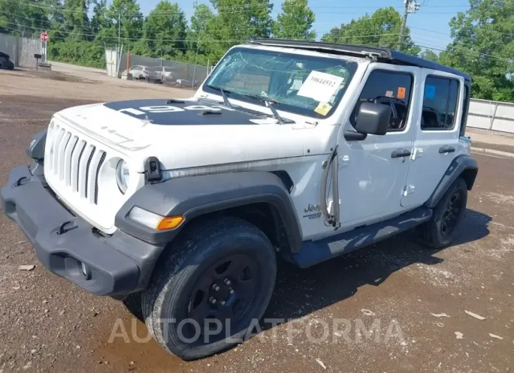 JEEP WRANGLER UNLIMITED 2019 vin 1C4HJXDG6KW511633 from auto auction Iaai