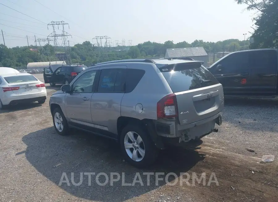 JEEP COMPASS 2015 vin 1C4NJDEB3FD207407 from auto auction Iaai