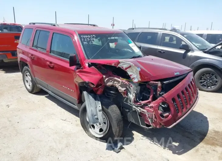 JEEP PATRIOT 2016 vin 1C4NJPBA6GD810611 from auto auction Iaai