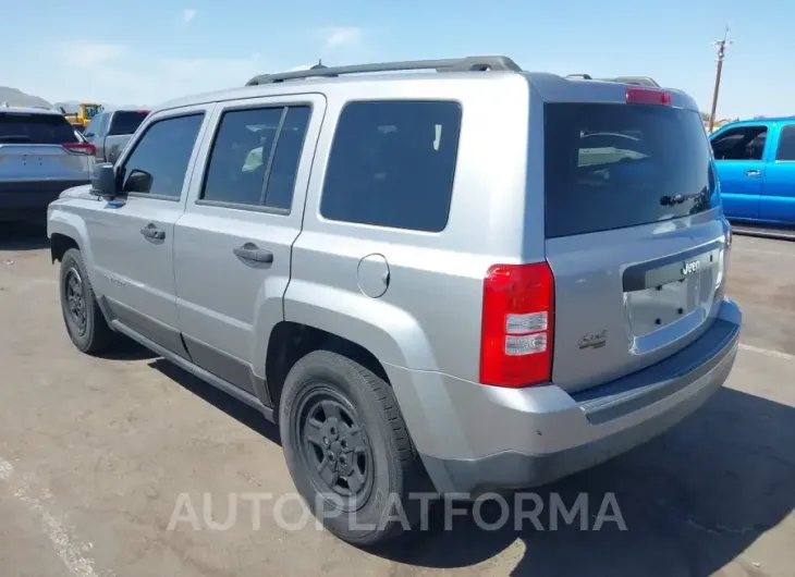 JEEP PATRIOT 2016 vin 1C4NJPBB3GD699864 from auto auction Iaai