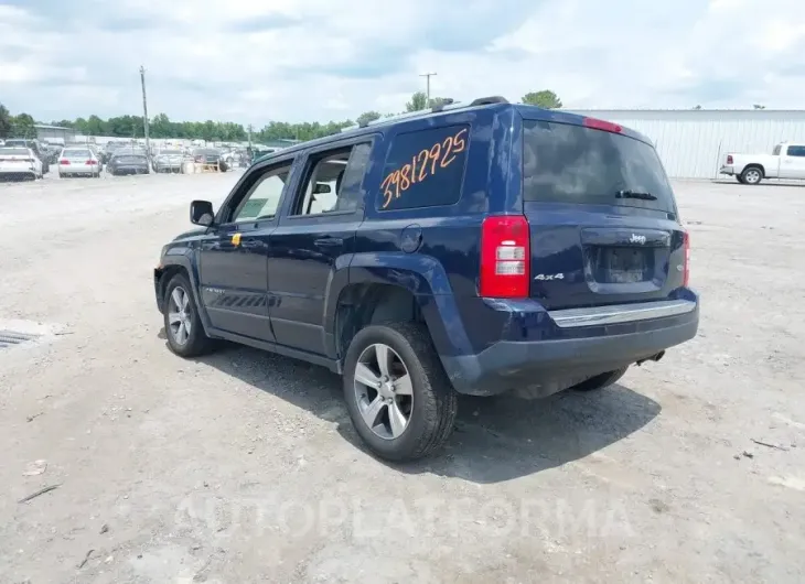 JEEP PATRIOT 2016 vin 1C4NJRFB3GD806028 from auto auction Iaai