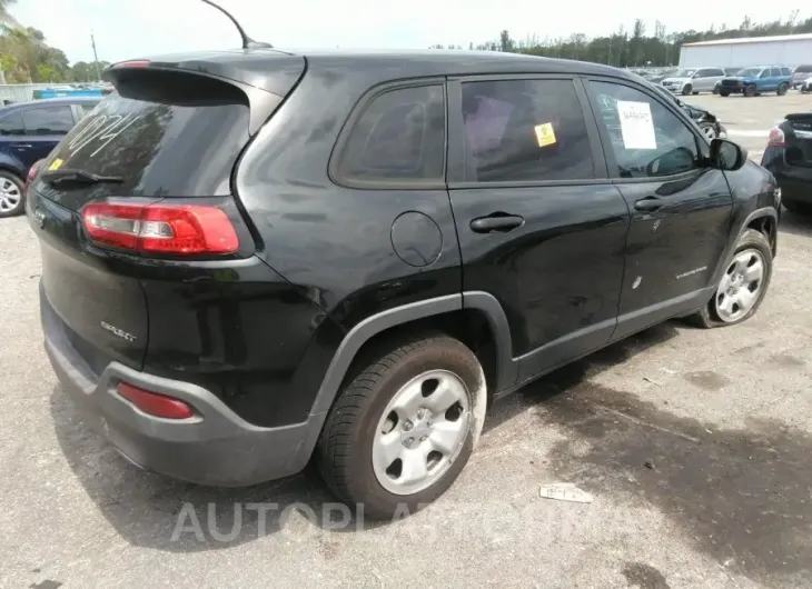 JEEP CHEROKEE 2015 vin 1C4PJLAB0FW701074 from auto auction Iaai