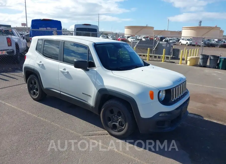 JEEP RENEGADE 2016 vin ZACCJAAT5GPD82507 from auto auction Iaai