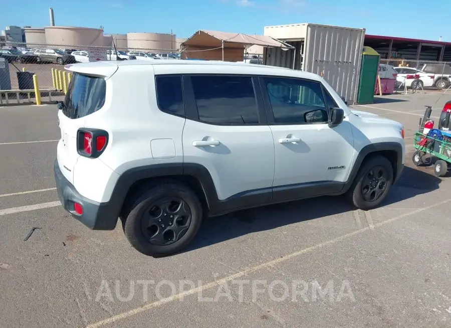 JEEP RENEGADE 2016 vin ZACCJAAT5GPD82507 from auto auction Iaai