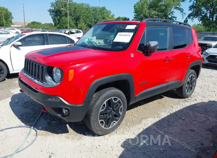 JEEP RENEGADE 2016 vin ZACCJBCT1GPD56991 from auto auction Iaai