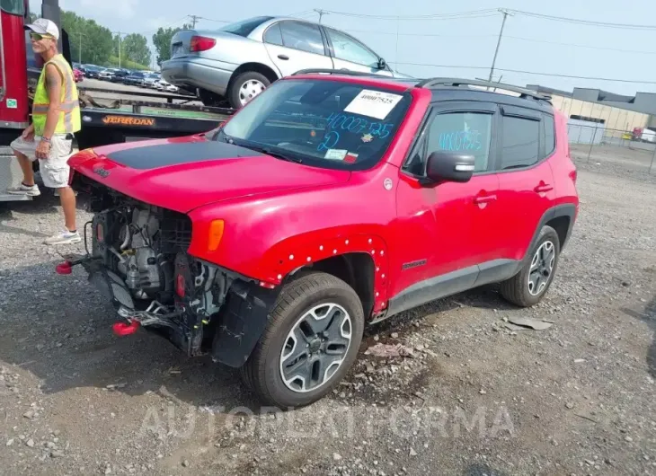 JEEP RENEGADE 2016 vin ZACCJBCT9GPD59878 from auto auction Iaai